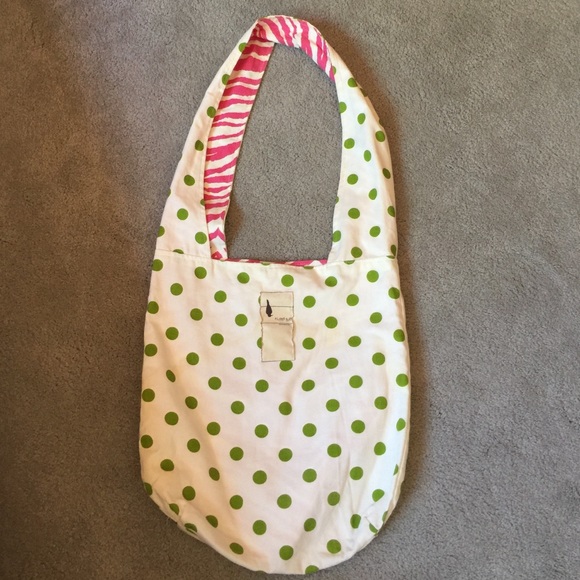 Flipped Bird reversible shoulder bag