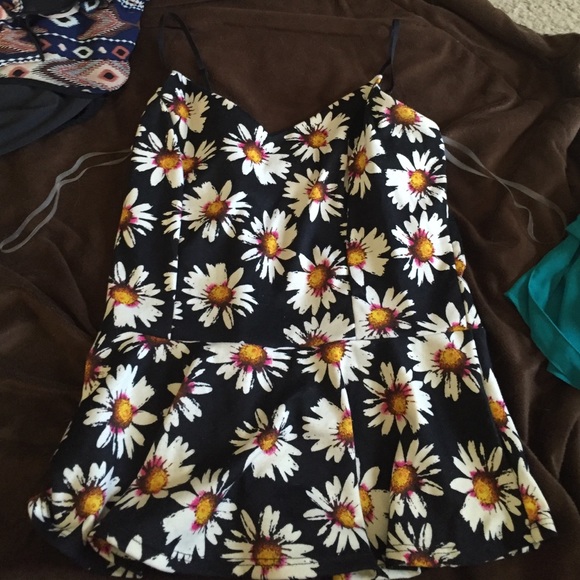 Peplum Daisy top