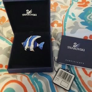 Swarovski Blue Fish Brooch (659 350)