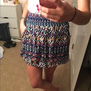 Tribal Print Skirt