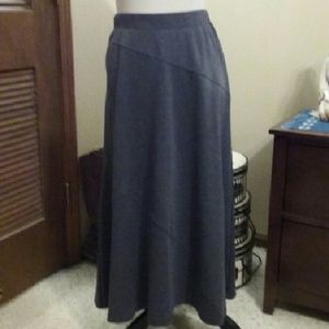New York Clothing Co A-Line Long Skirt