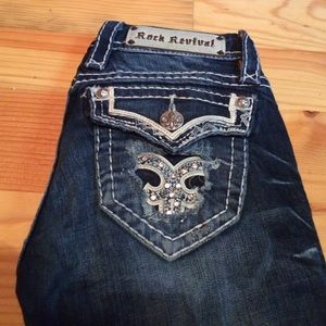 Womens rock revival jeans