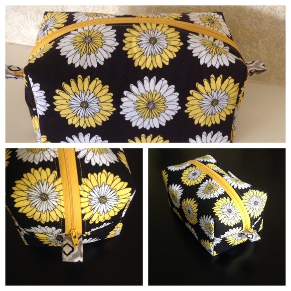 Handmade zippered box pouch - machine washable 💕 - Picture 2 of 4