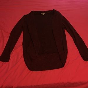 Maroon cardigan