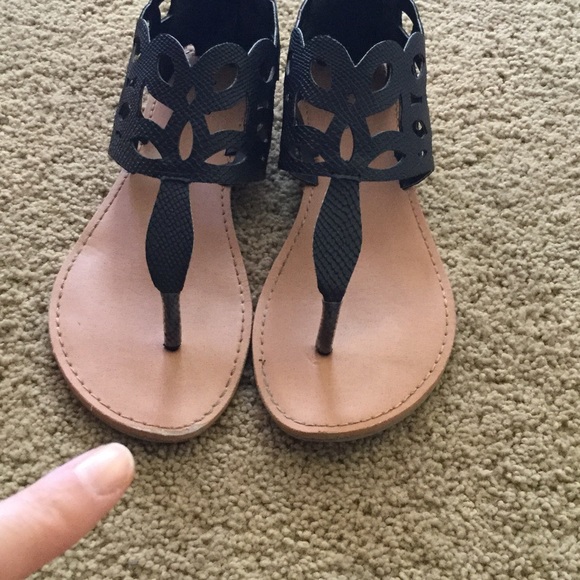 Black and Tan Qupid Sandals