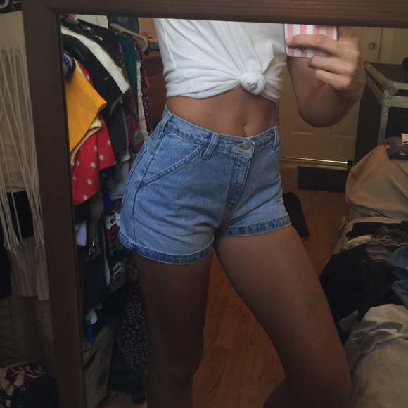 High waisted shorts