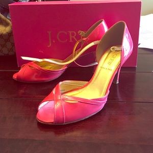 J Crew Peep-toe heels