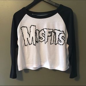MISFITS Crop Shirt