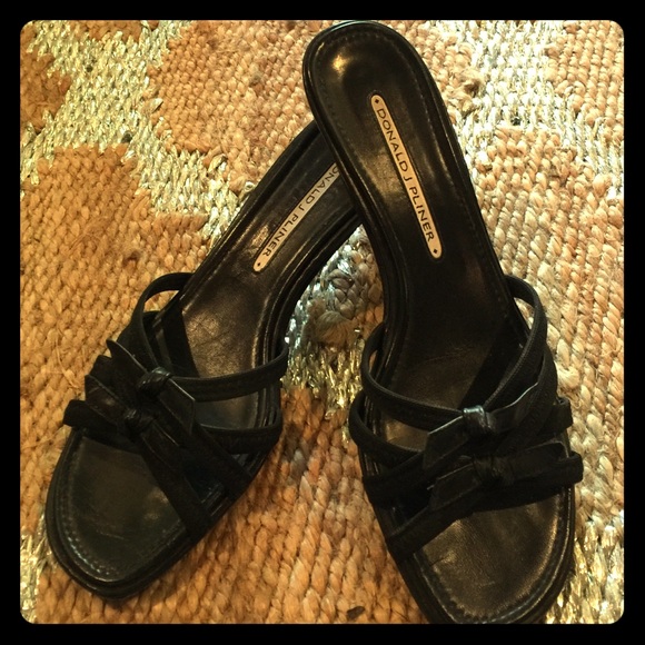 Ruined by Hurricane Harvey. Cute black mules with