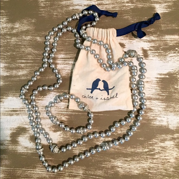 NEW Classic Gray Pearl Convertible Necklace