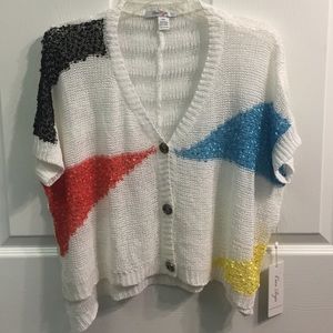 Knit cardigan