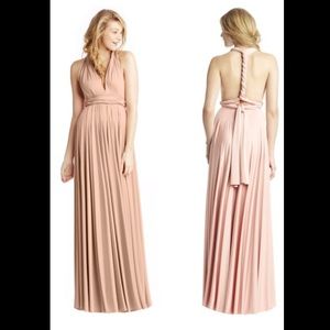 Twobirds Bridesmaid Dress in Rosewater