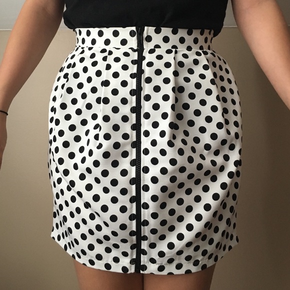 Painted Threads Polka-Dot Skirt