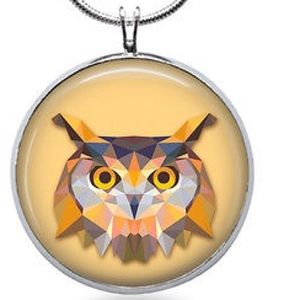 Unique owl  necklace