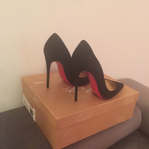 So kate 120mm in black suede s 37,5 (7,5)