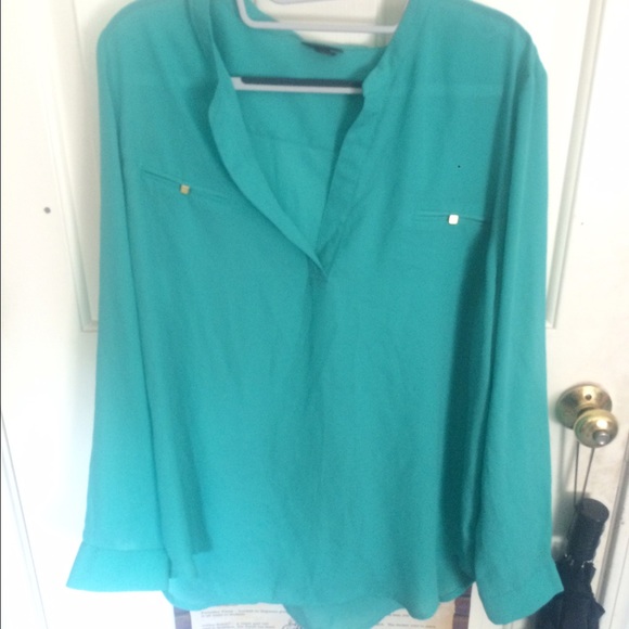 Teal Mossimo Blouse XXL