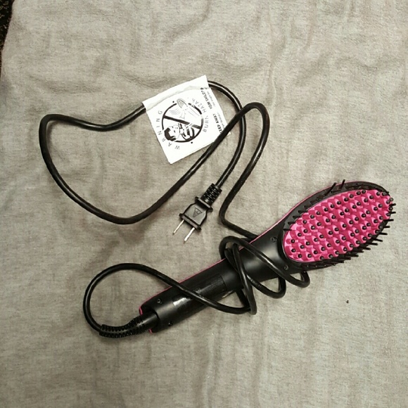 hair straightener brush