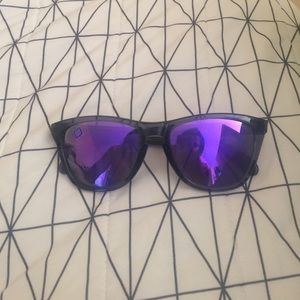 Mirrored Oakley sunglasses