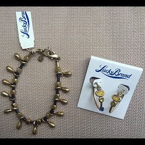 Lucky Brand Earrings & Bracelet Set