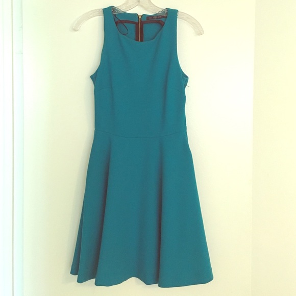 Bright blue Zara dress