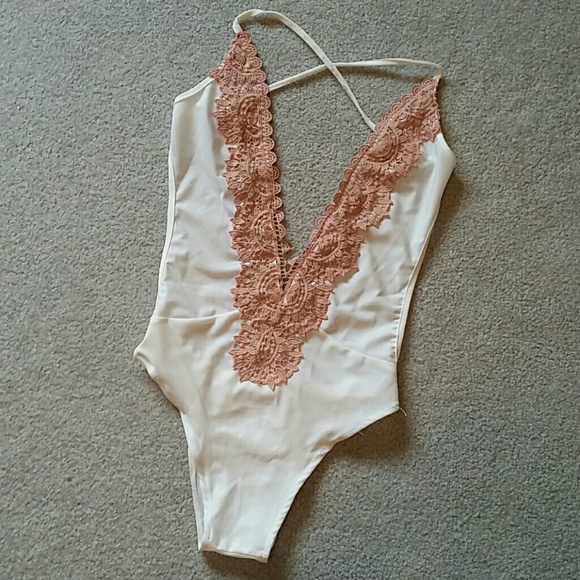 NWOT One piece bikini/shirt