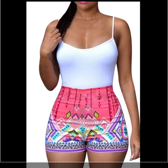 Women's Boho printed sleeveless romper