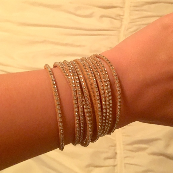 Suede diamond bracelet brand new with tags!