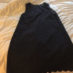J. crew shift lace cutout dress