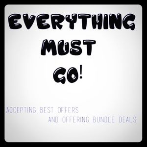 Everything must go! 2 MORE DAYS ONLY!!