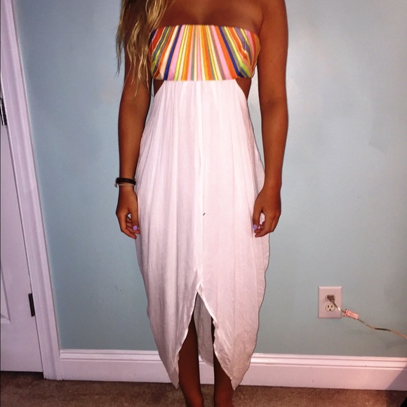 Mara Hoffman Embroidered Dress Large