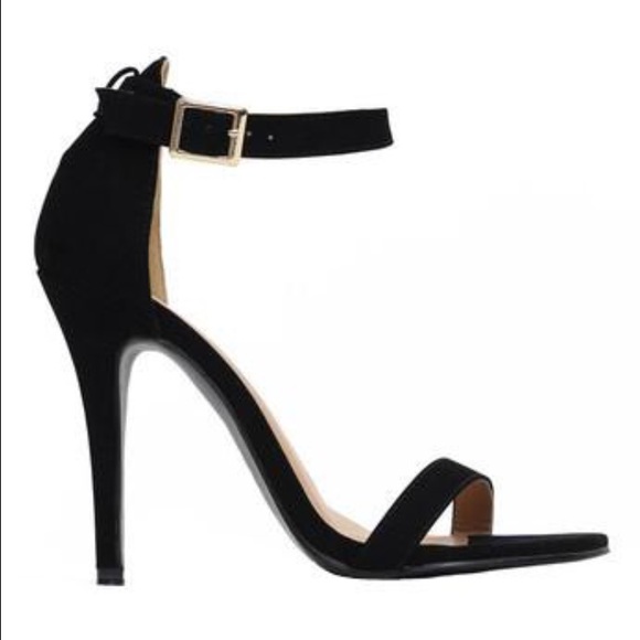 Strapped success heels