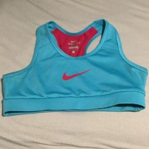 Blue Nike Sports Bra