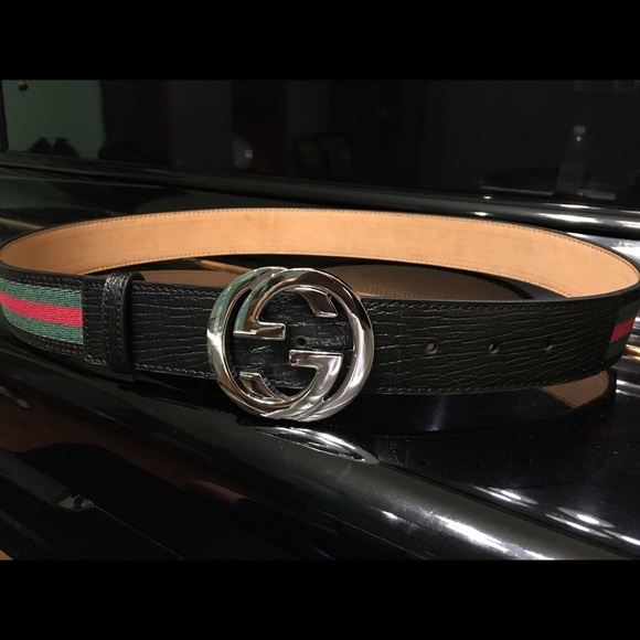 Gucci Belt Interlocking G Buckle 32-36 US