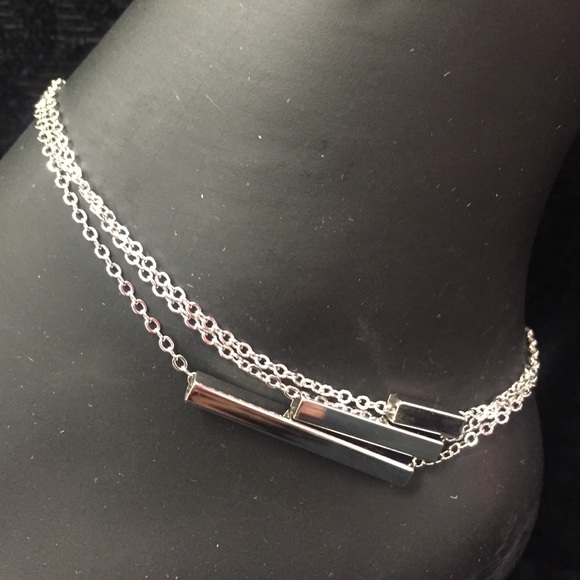 Silver color anklet - Picture 2 of 2