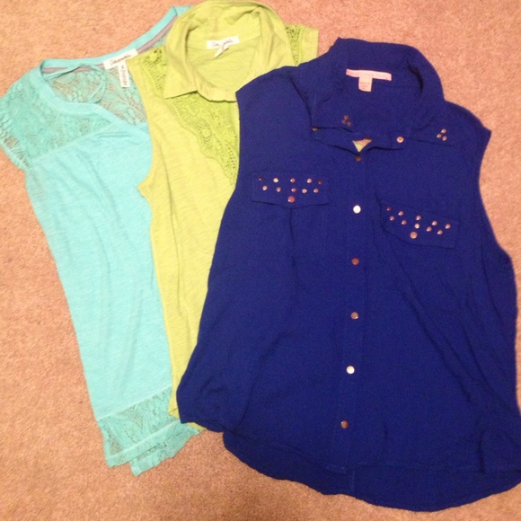 3 colorful statement tops