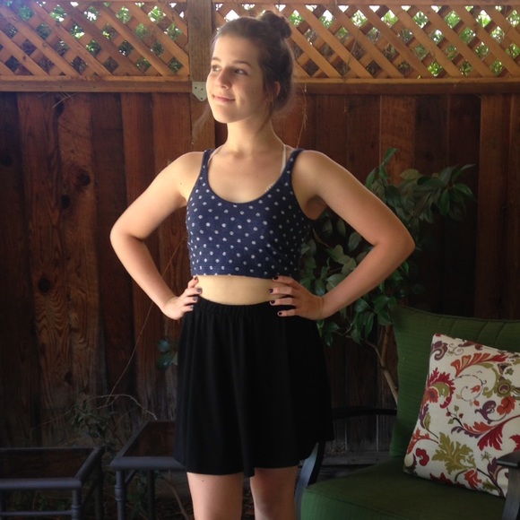 Aeropostale Blue Crop Top - Picture 1 of 4