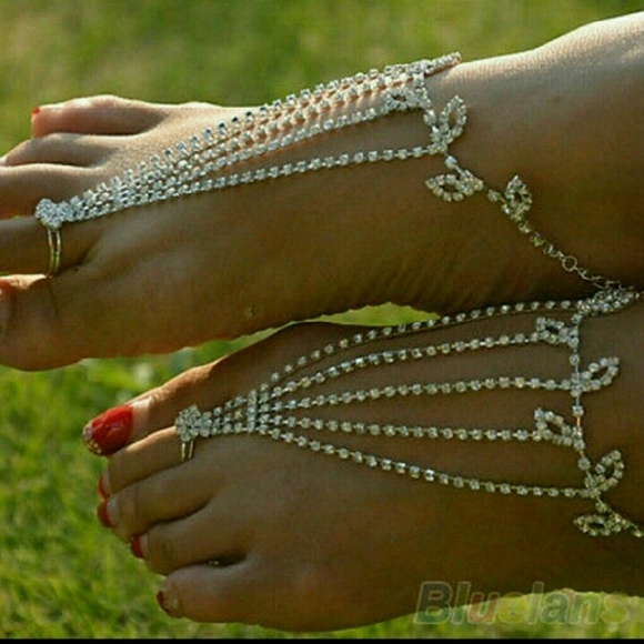 Rhinestone Foot Jewelry