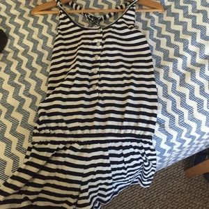 Stripped romper