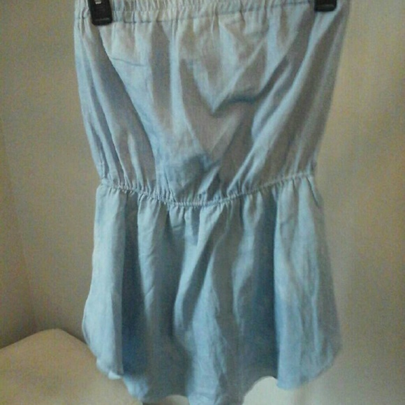Faded blue dress/top
