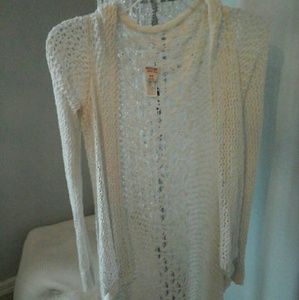 Knitted cream cardigan
