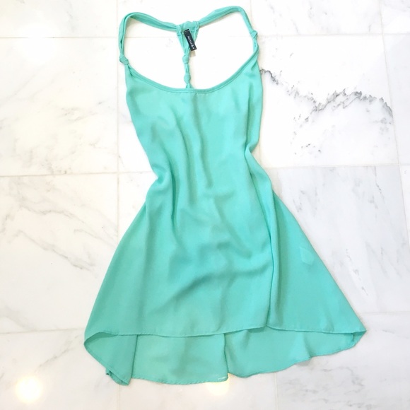 Full Tilt Dresses & Skirts - NWOT mint green chiffon slip dress