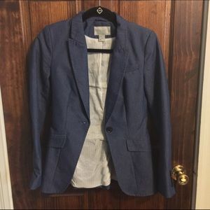 H&M Dark Chambray Blazer