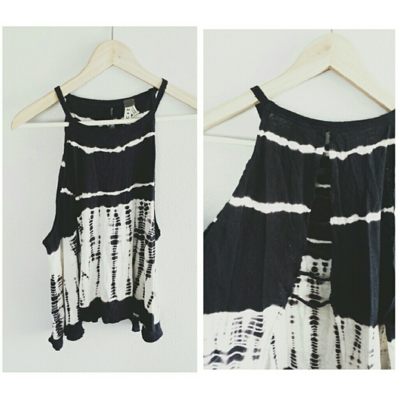 Free People Cropped Tie-Dye tank -M - Picture 2 of 3