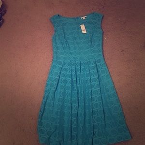 A New York and company casual aqua dress