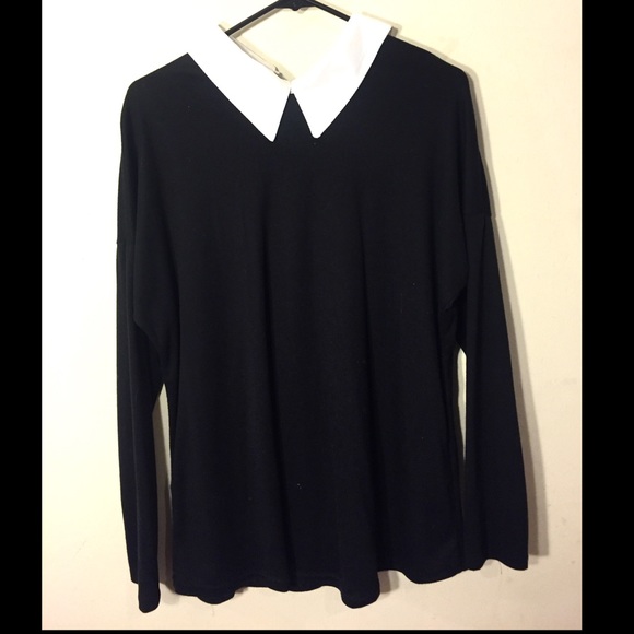 White Peter Pan Collar Shirt