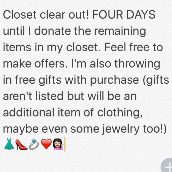 Closet Clear Out!