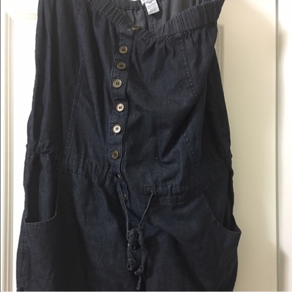 Denim romper