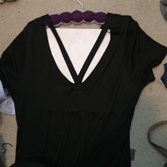 plus size strappy blouse