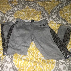 Victoria secret "pink" bling sweat pants