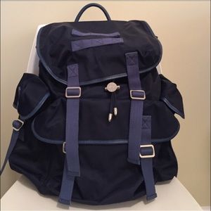 Brand new MZ Wallace large navy nylon backpack